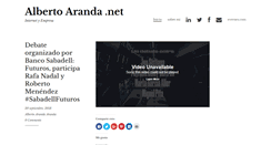 Desktop Screenshot of albertoaranda.net